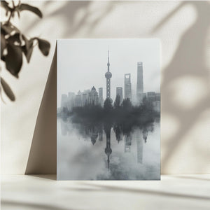 Shanghai Fog Reflection