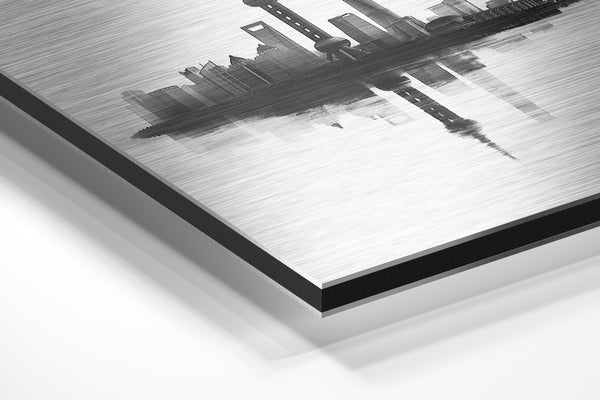 Monochrome Shanghai Skyline