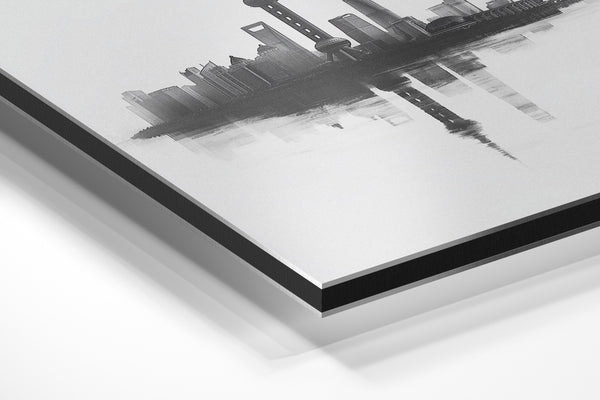 Monochrome Shanghai Skyline