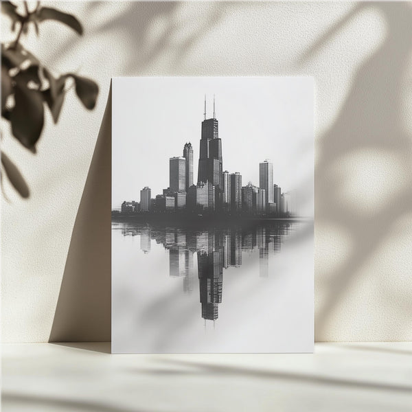 Chicago Skyline Reflection