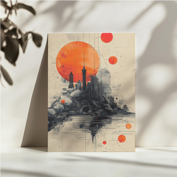 Red Sun Urban Impression