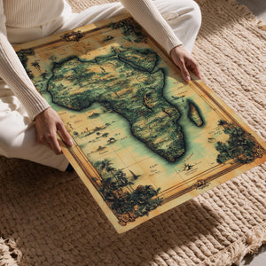Vintage Africa Map