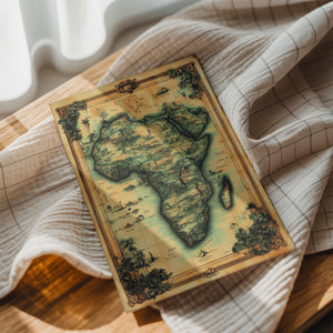 Vintage Africa Map