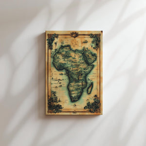 Vintage Africa Map
