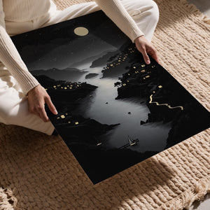 Moonlit River Village