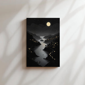 Moonlit River Village