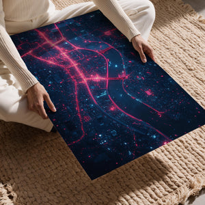 Cyber City Nightscape