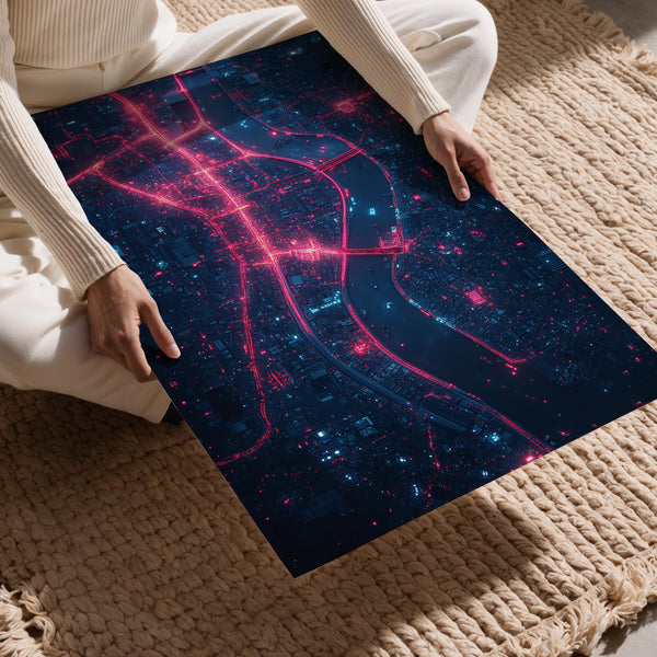 Cyber City Nightscape