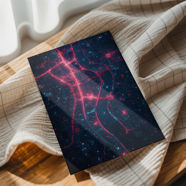 Cyber City Nightscape