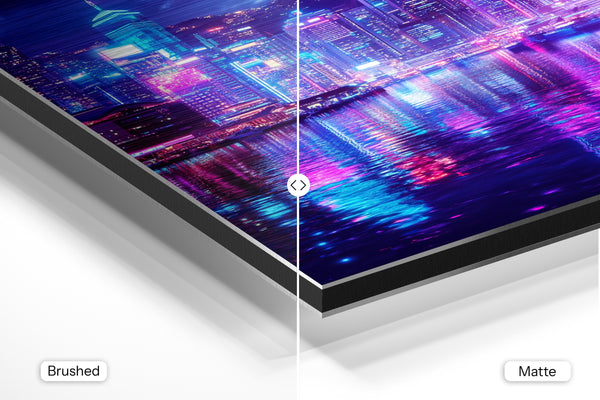 Neon Skyline Reflection