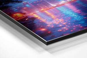 Skyline Waterfront Night