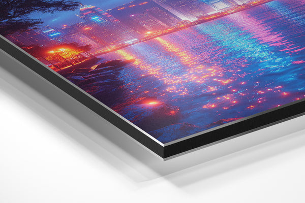 Skyline Waterfront Night