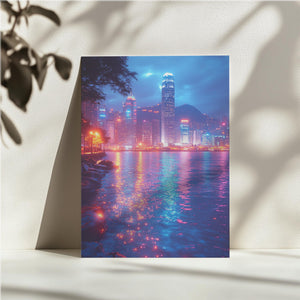 Skyline Waterfront Night