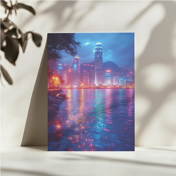 Skyline Waterfront Night