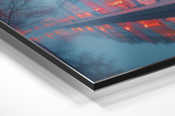 Pastel Canal Architecture