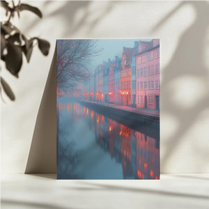 Pastel Canal Architecture