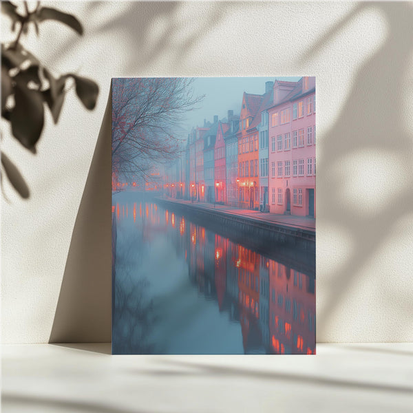 Pastel Canal Architecture