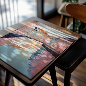 Watercolor Canal Reflections