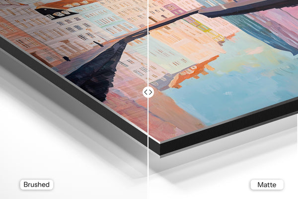 Watercolor Canal Reflections