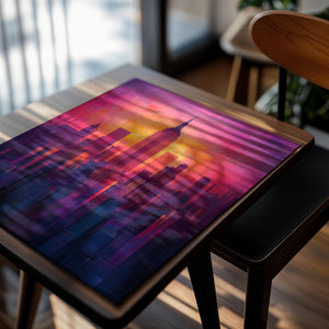 Urban Sunset Skyscrapers