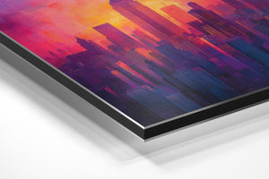 Urban Sunset Skyscrapers