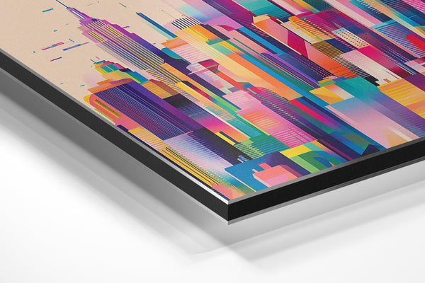 Colorful Modern Cityscape