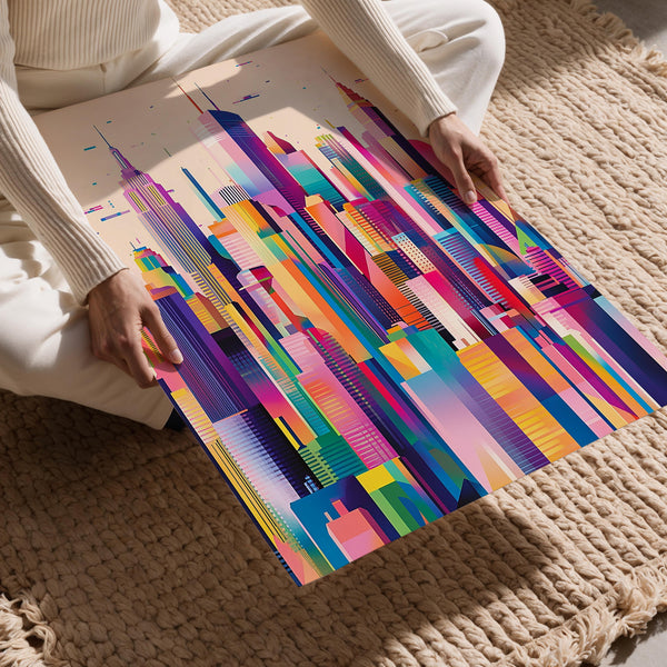 Colorful Modern Cityscape