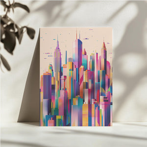 Colorful Modern Cityscape