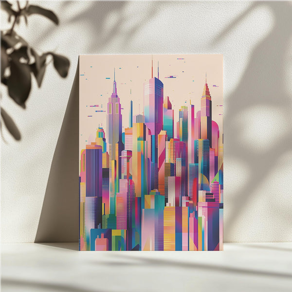 Colorful Modern Cityscape