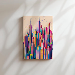 Colorful Modern Cityscape