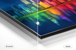 Rainbow Skyline Reflection