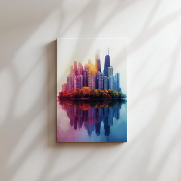 Serene Autumn Skyline