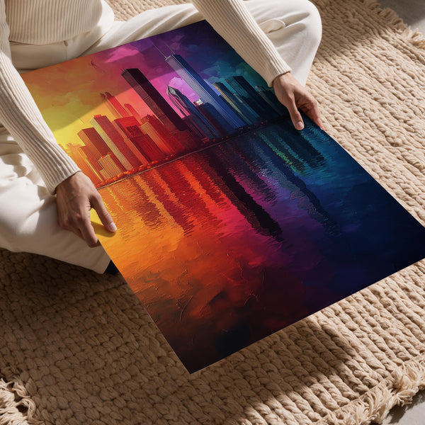 Radiant Sunset Skyline