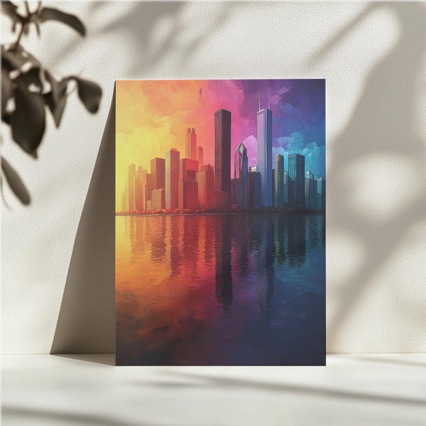 Radiant Sunset Skyline