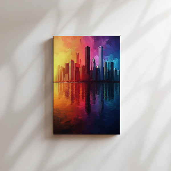 Radiant Sunset Skyline