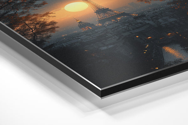 Eiffel Sunset Glow