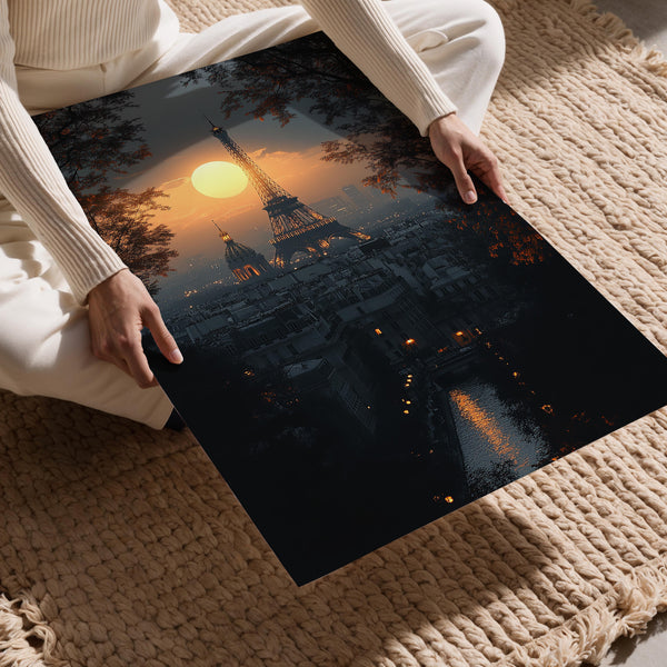 Eiffel Sunset Glow