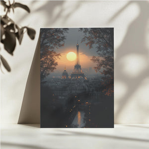 Eiffel Sunset Glow