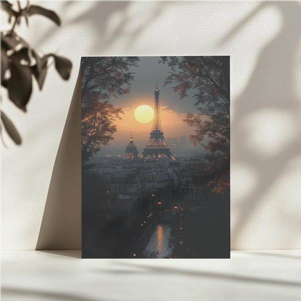 Eiffel Sunset Glow