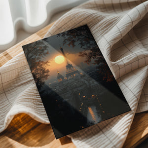 Eiffel Sunset Glow
