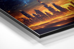 Desert Skyline at Dusk