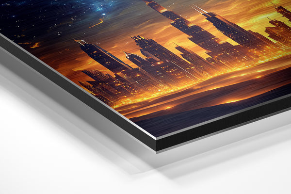 Desert Skyline at Dusk