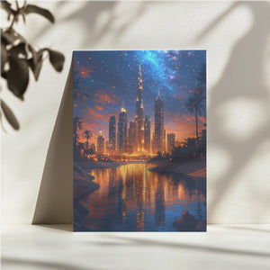 Nighttime City Reflection