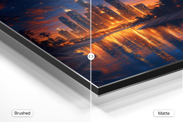 Nighttime City Reflection