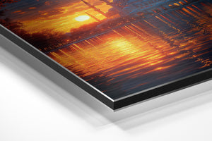 Sunset Mosque Reflection