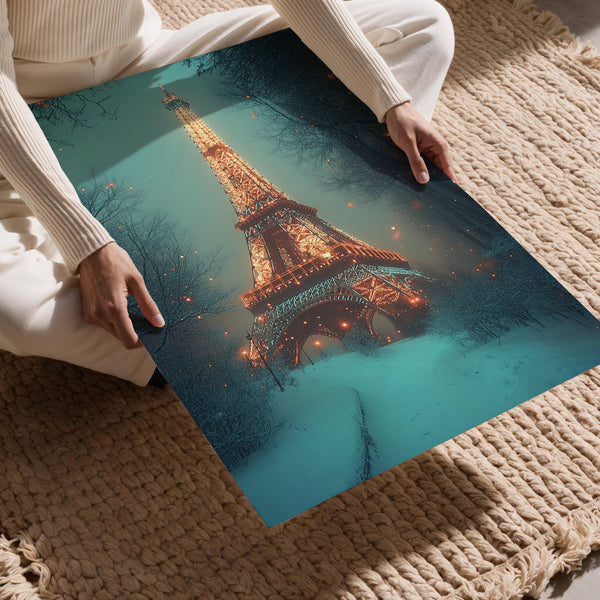 Eiffel Tower in Winter