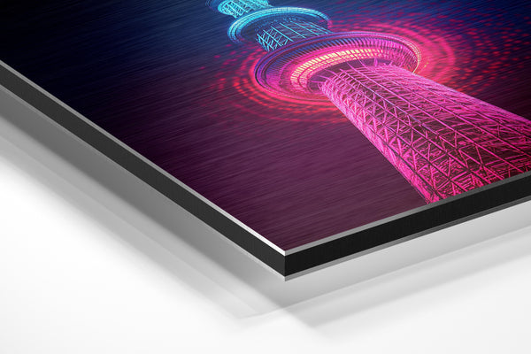 Neon Tower Nightscape