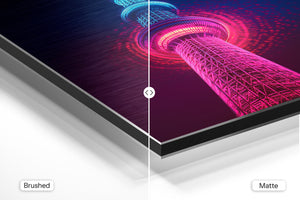 Neon Tower Nightscape