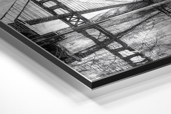 Golden Gate Etched Style