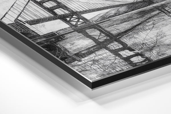 Golden Gate Etched Style